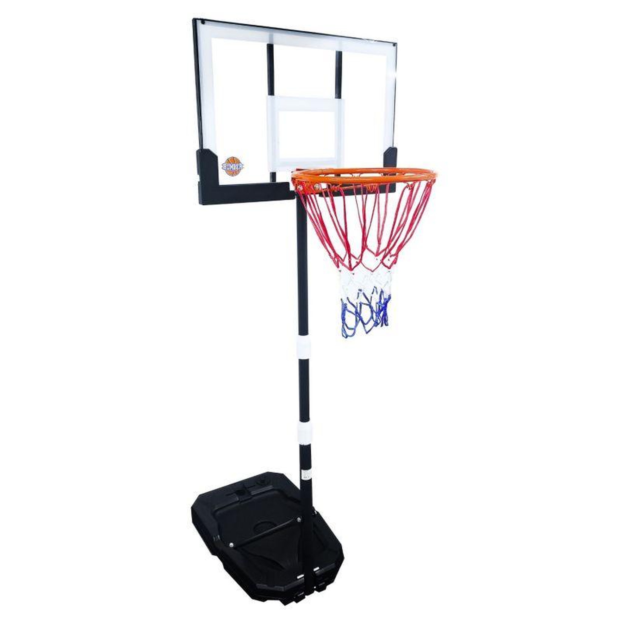 Voir la diapositive 3 : BUMBER Panier de basket mobile et réglable de1m à 2m10 - Brooklyn