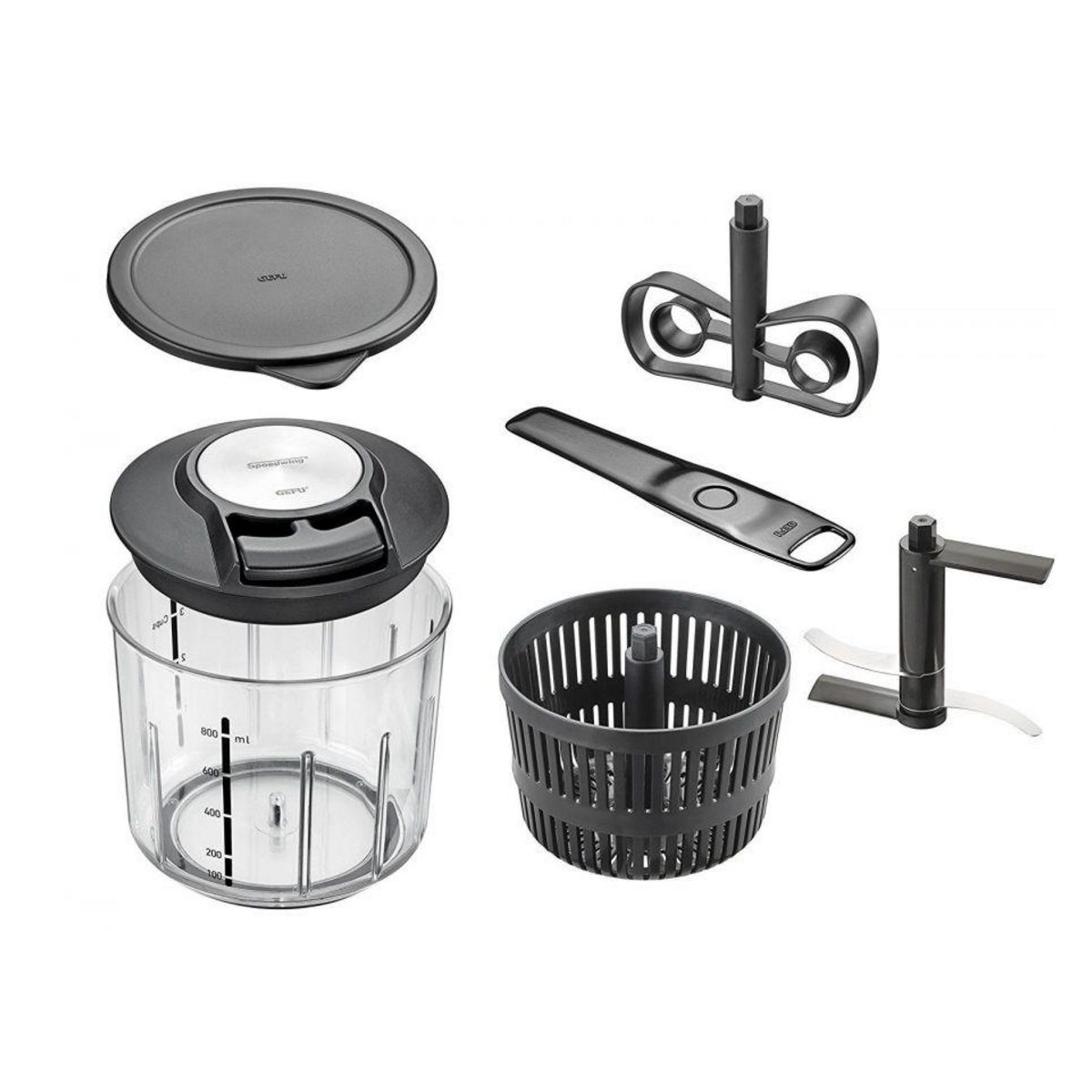 GEFU Hachoir multifonctions noir - 13600