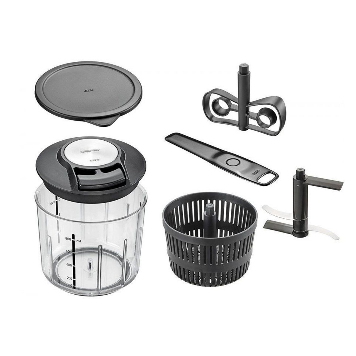 GEFU Hachoir multifonctions noir - 13600