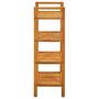 Voir la diapositive 3 : VIDAXL Etagere a chaussures a 4 niveaux 50x27x80 cm Chene massif