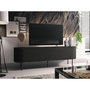Voir la diapositive 2 : BEST MOBILIER Thio - meuble tv - noir - 180 cm