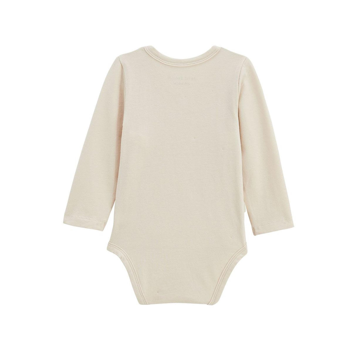 Petit Béguin Lot de 3 bodies bébé manches longues ouverture croisée Eden