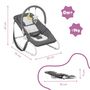 Voir la diapositive 3 : BADABULLE Transat bébé ultra confort Easy - Moonlight
