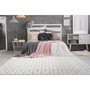 Voir la diapositive 2 : Paris Prix Tapis Shaggy Effet 3D  Vivica  Blanc & Taupe