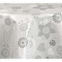 Voir la diapositive 3 : HABITABLE Nappe en toile cirée ronde Paco - Diam. 135 cm - Gris