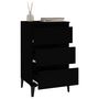 Voir la diapositive 5 : VIDAXL Table de chevet noir 40x35x70 cm bois d'ingenierie