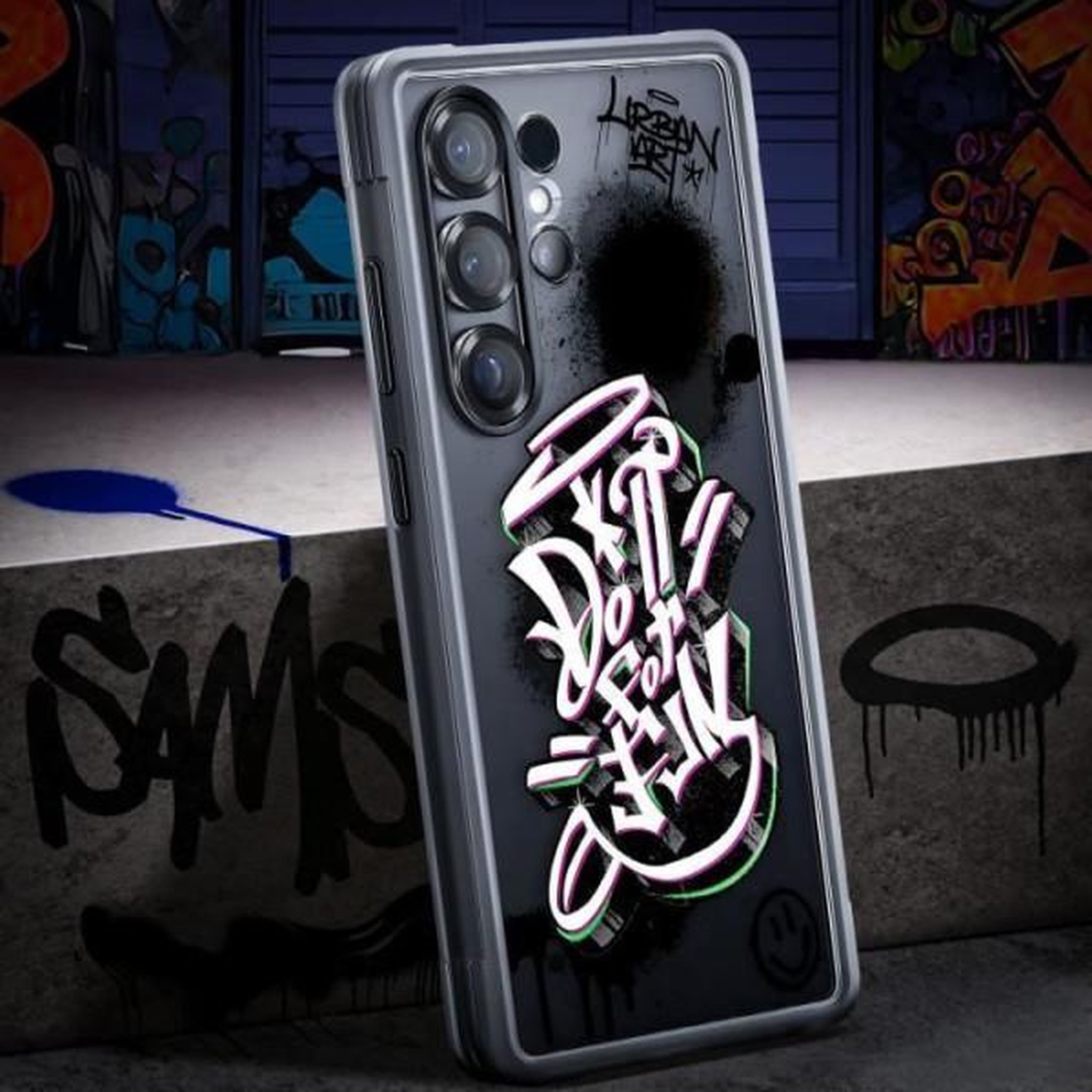 Voir la diapositive 4 : Samsung Coque personnalisable renforcée pour Galaxy S25 Ultra Noir