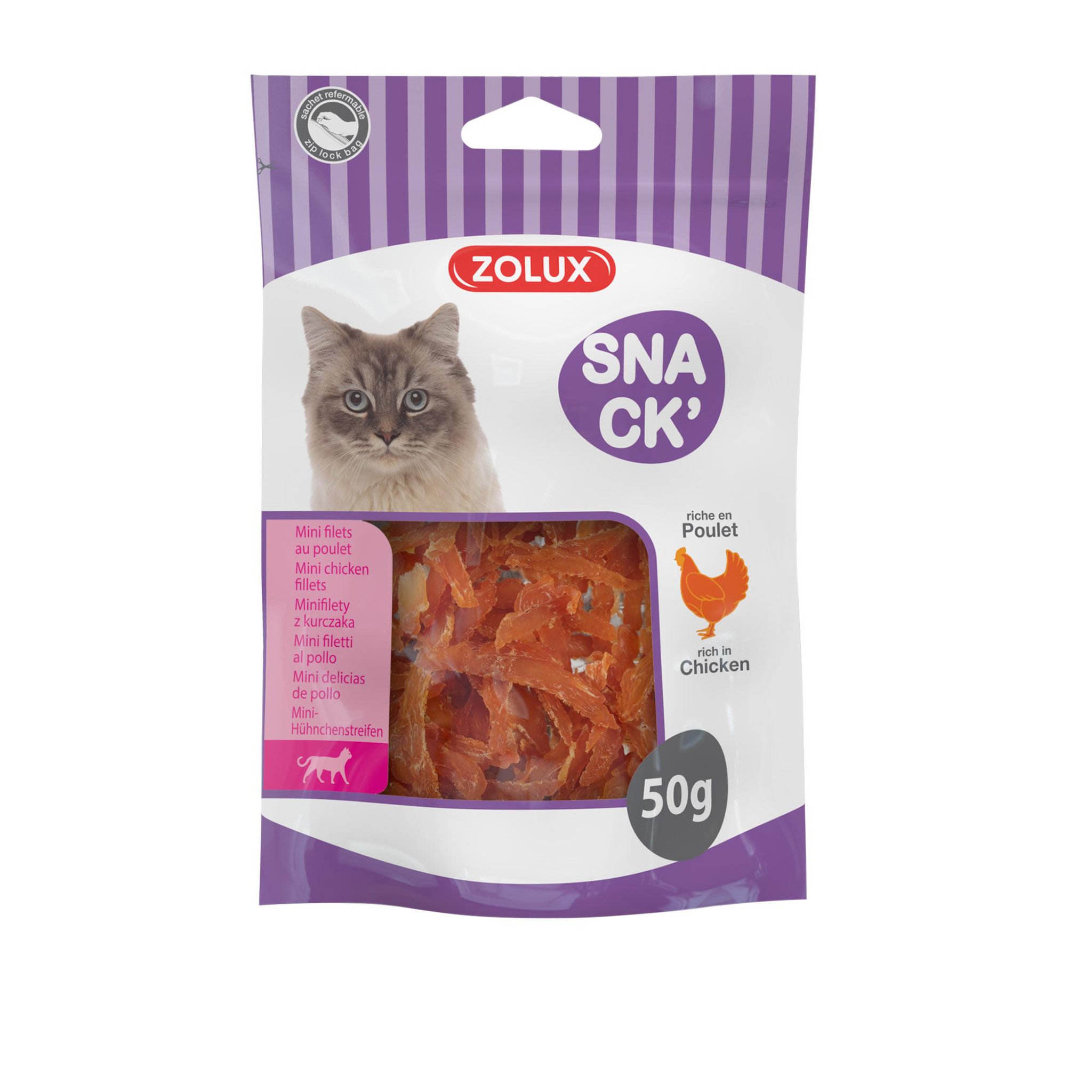 Zolux Mini filets au poulet pour chat 50g - zolux