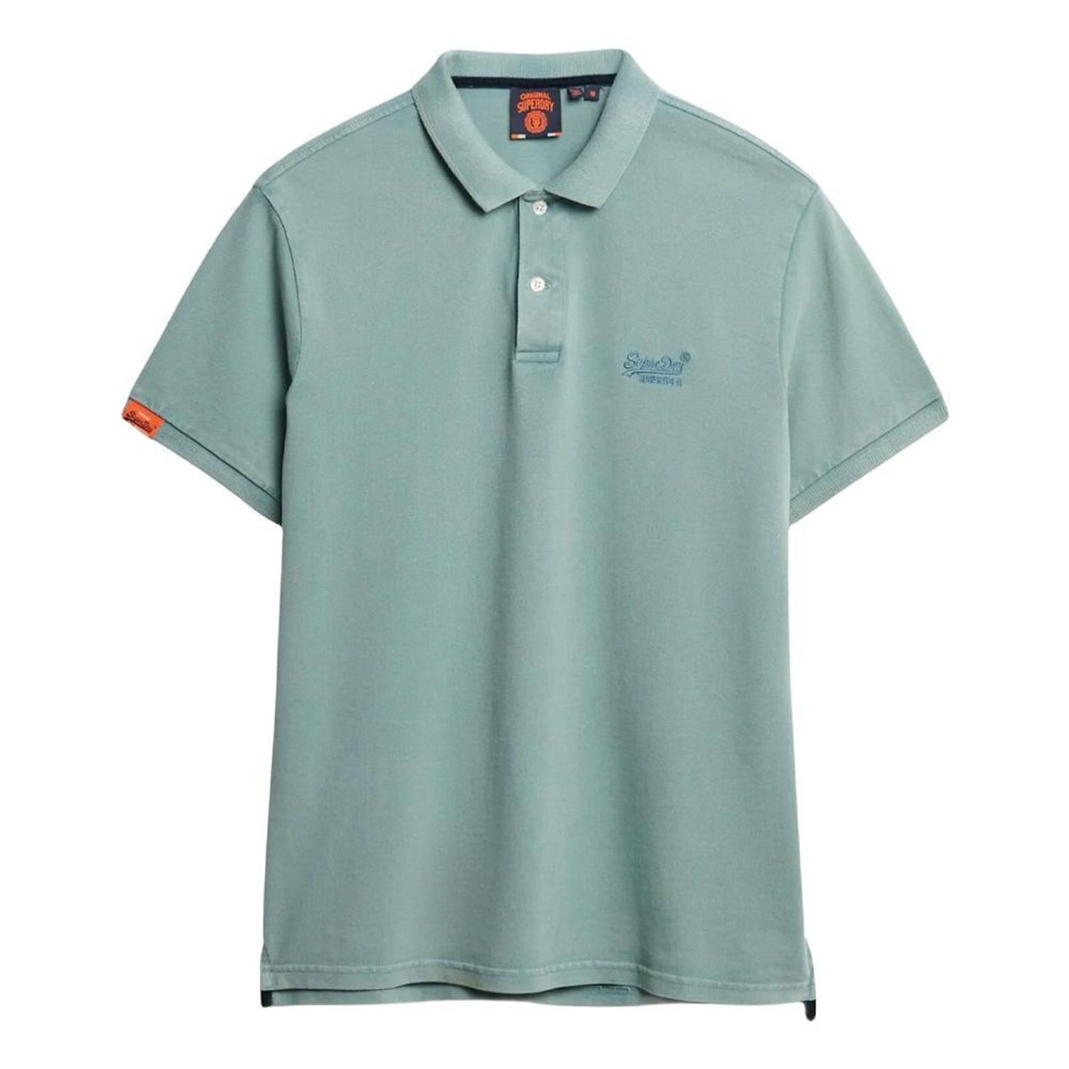 SUPERDRY Polo Bleu Clair Homme Superdry Vint Destroy