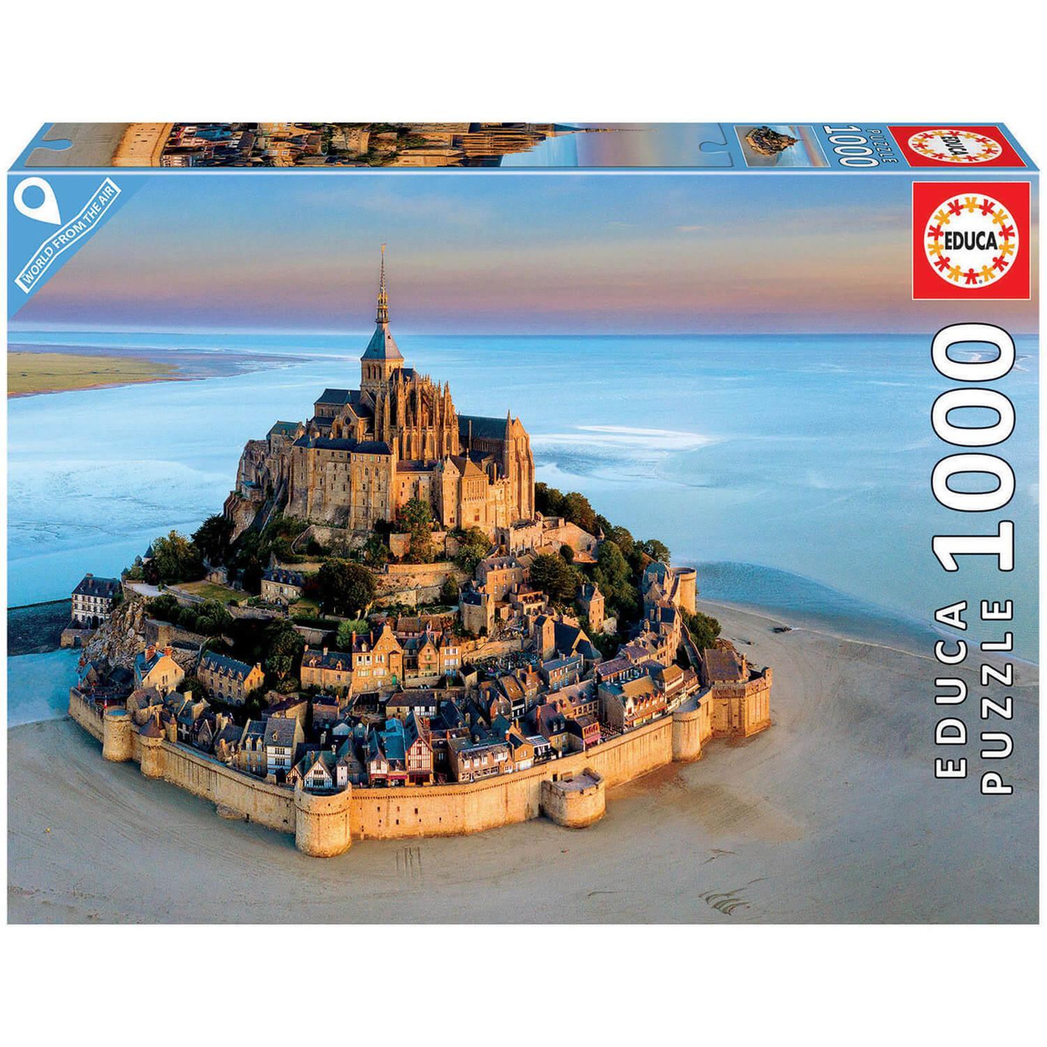 Voir la diapositive 2 : EDUCA Puzzle 1000 pièces : Mont-Saint-Michel