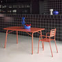 Voir la diapositive 2 : SWEEEK Table de jardin pliante métal 6 places, Amelia 141,2 x 80 x 72,5cm