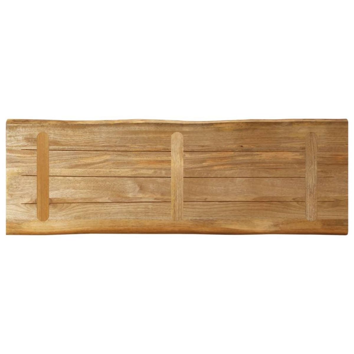 VIDAXL Dessus de table bord vivant 120x40x2,5 cm bois de manguier brut
