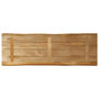 Voir la diapositive 5 : VIDAXL Dessus de table bord vivant 120x40x2,5 cm bois de manguier brut