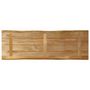 Voir la diapositive 5 : VIDAXL Dessus de table bord vivant 120x40x2,5 cm bois de manguier brut