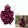 TOILINUX Gorille décoratif Magnesia - Hauteur 54 cm - Rouge