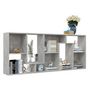 Voir la diapositive 5 : VIDAXL Bibliotheque Gris beton 67x24x161 cm Bois d'ingenierie