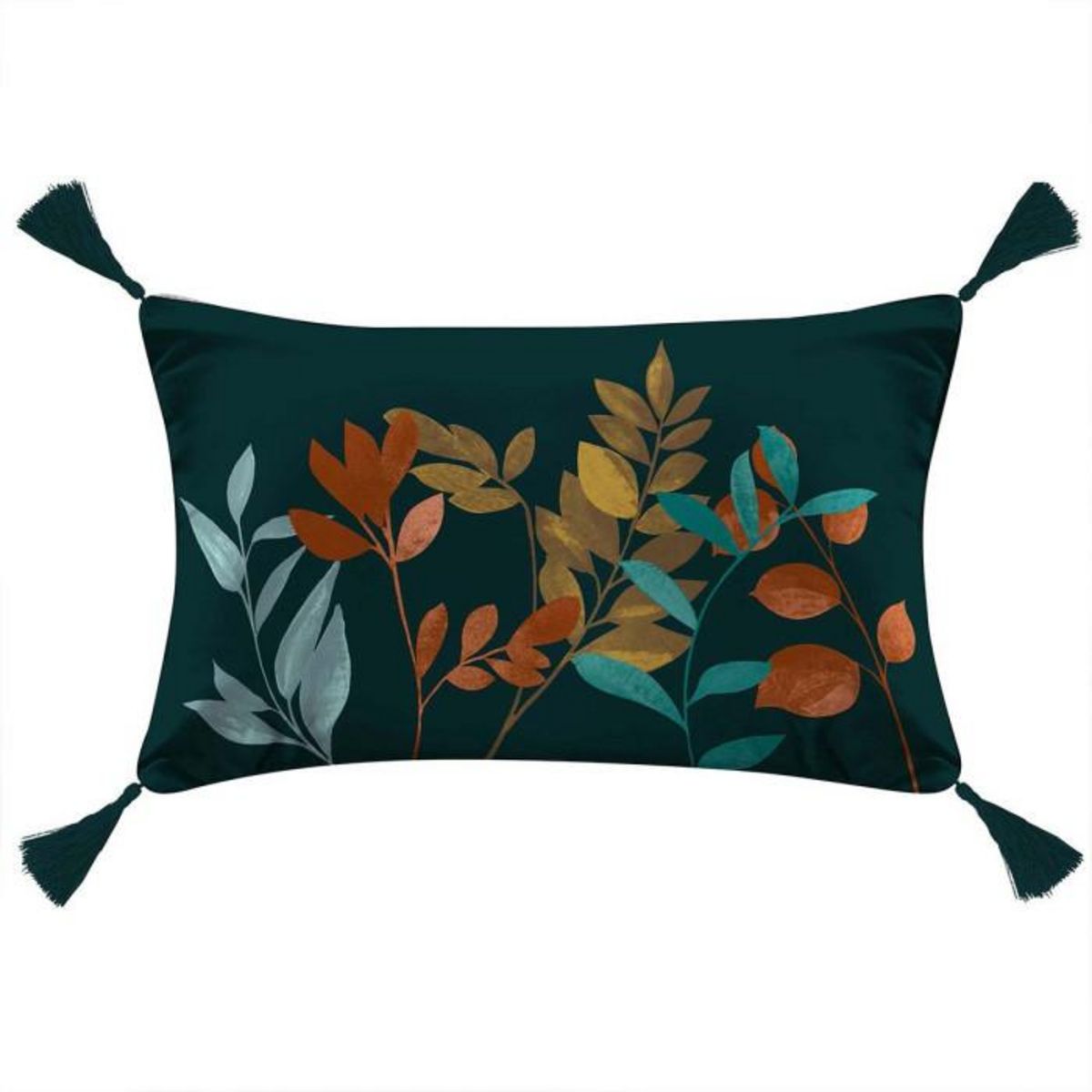 Paris Prix Coussin à Pompons  Varvara  30x50cm Vert