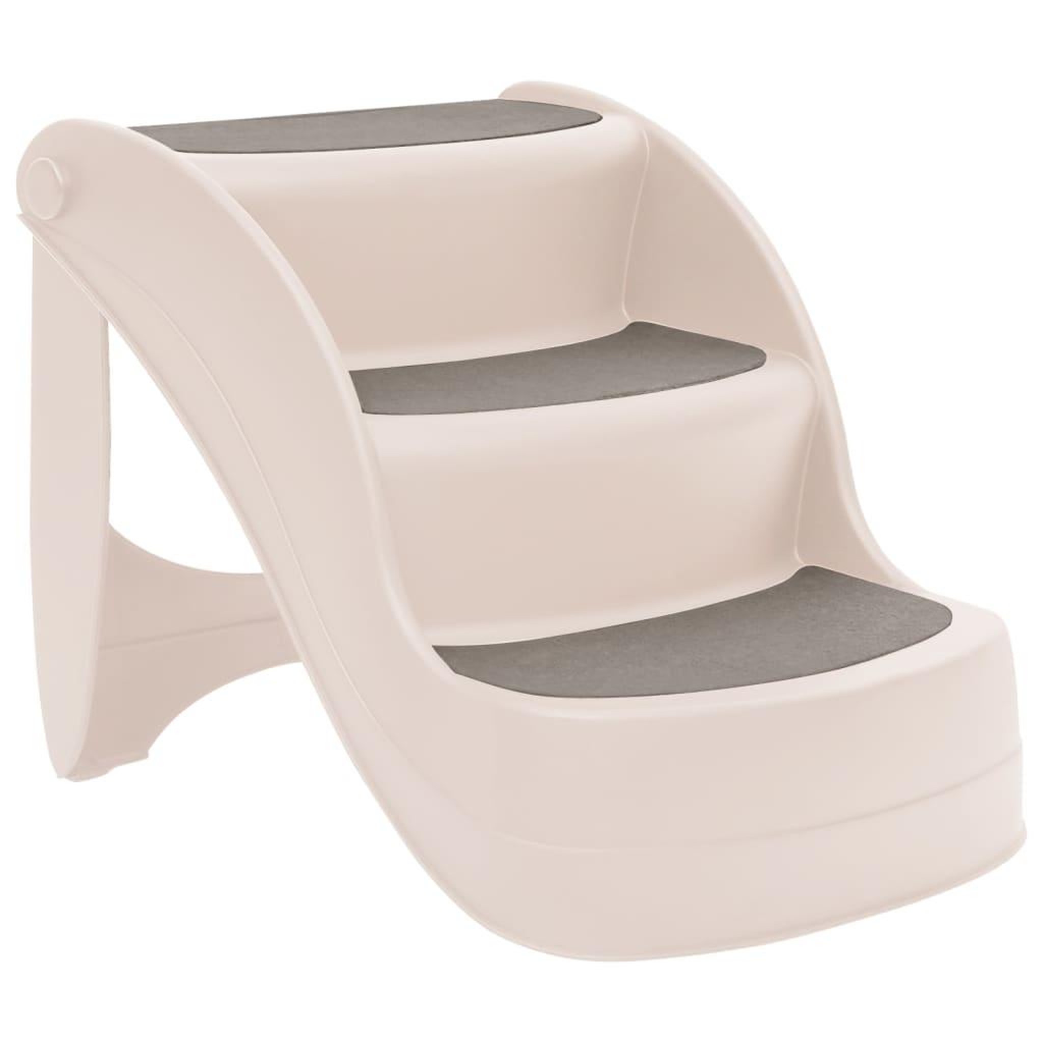 Voir la diapositive 2 : VIDAXL Escalier pliable 3 marches pour chien Creme 50x38x38 cm