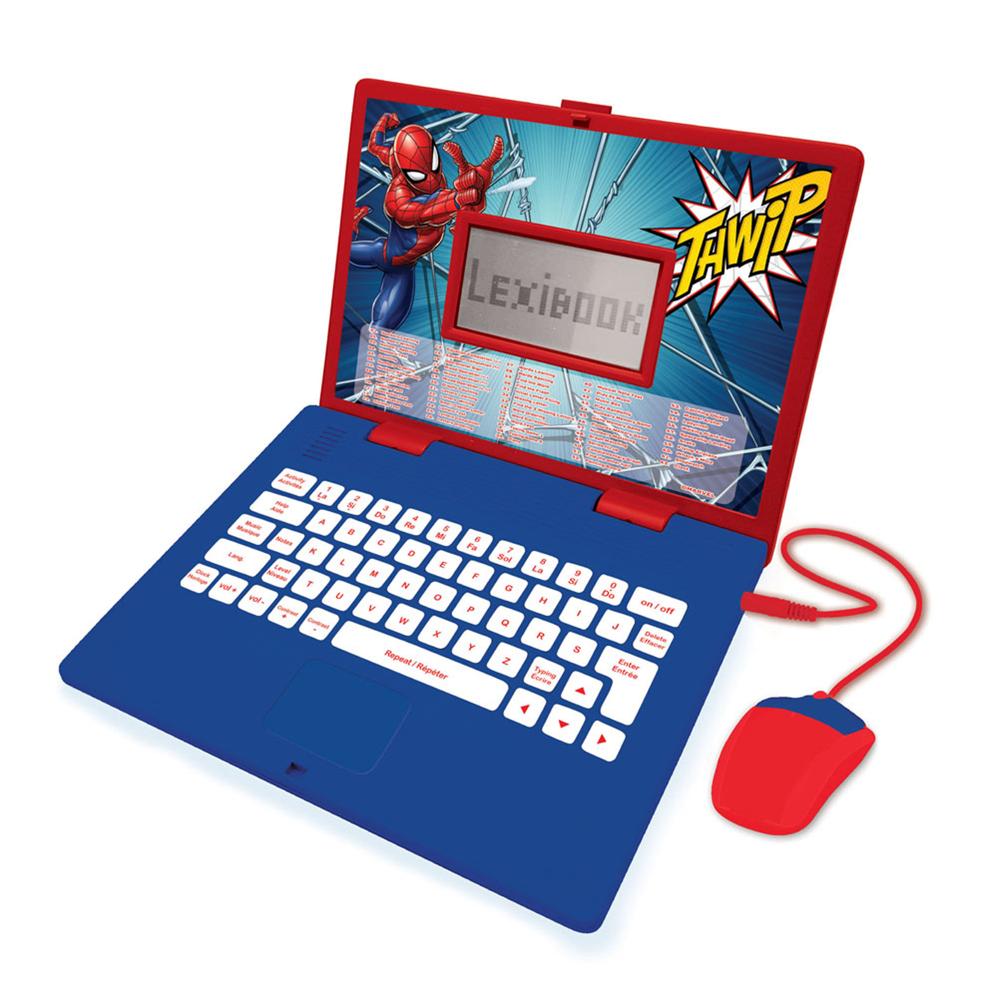 Voir la diapositive 1 : LEXIBOOK Ordinateur éducatif Spiderman