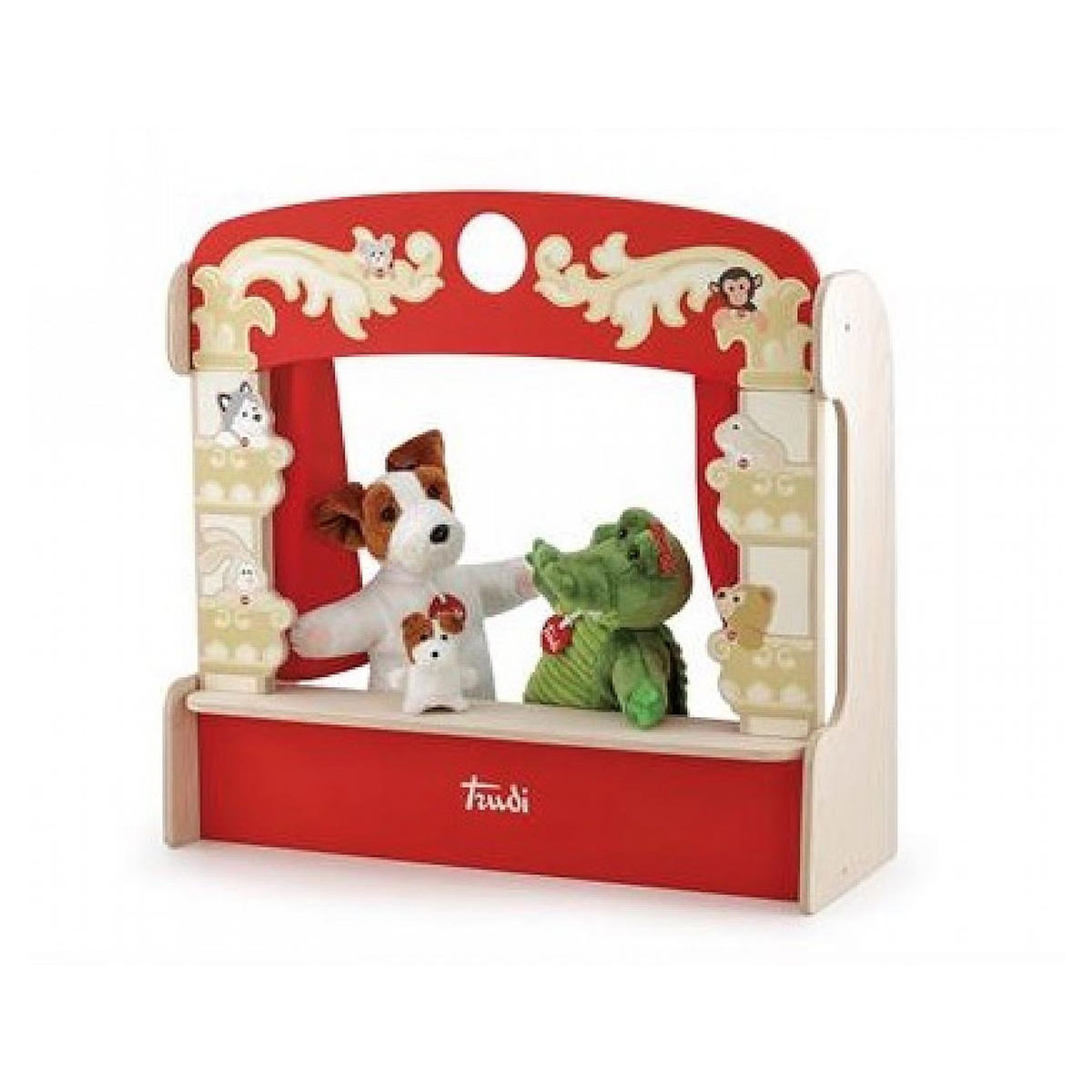 Trudi theatre en bois pour marionnettes