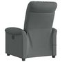 Voir la diapositive 5 : VIDAXL Fauteuil de massage inclinable Gris fonce Tissu