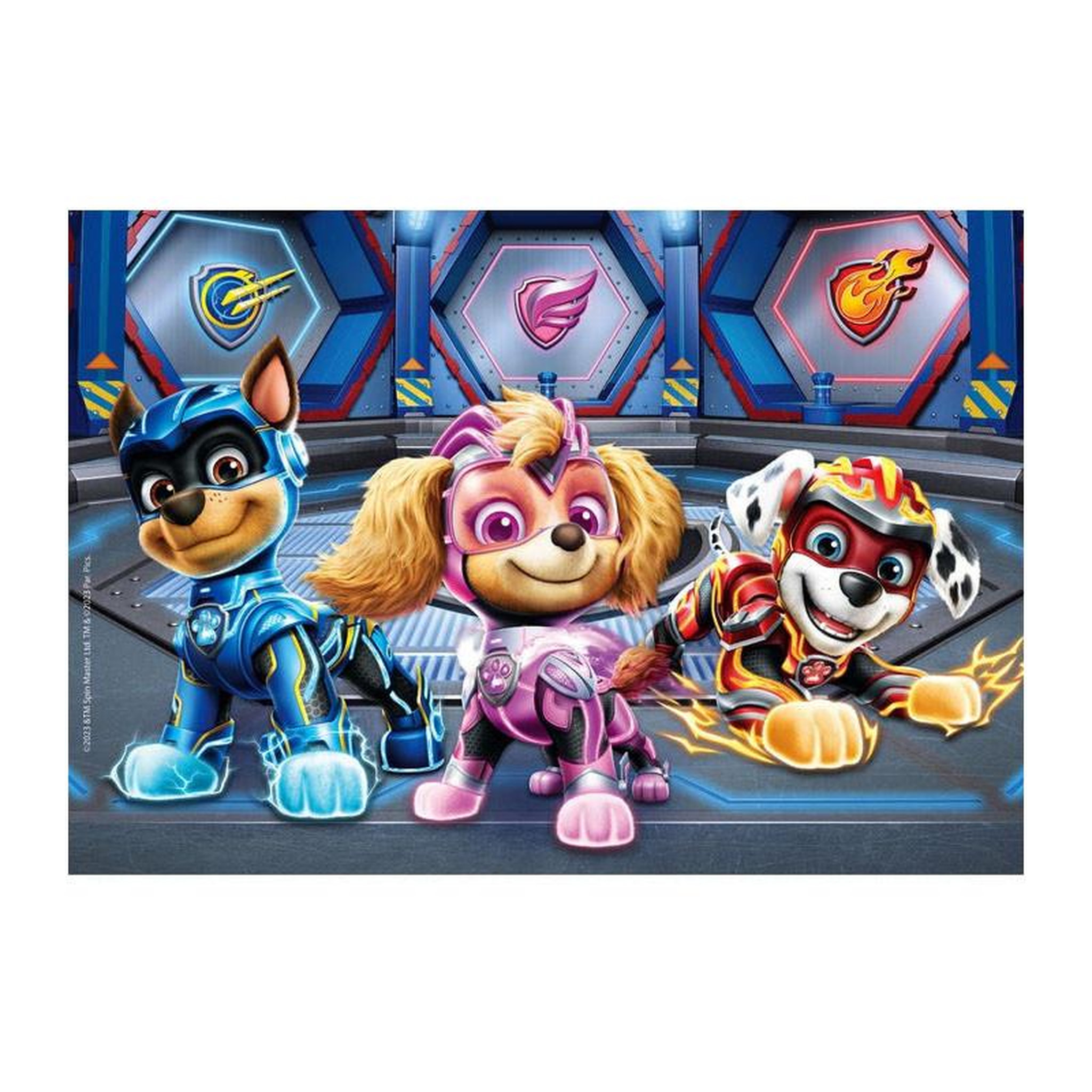 Voir la diapositive 2 : CLEMENTONI Clementoni Jigsaw Puzzle Super Color PAW Patrol The Mighty Movie 21626