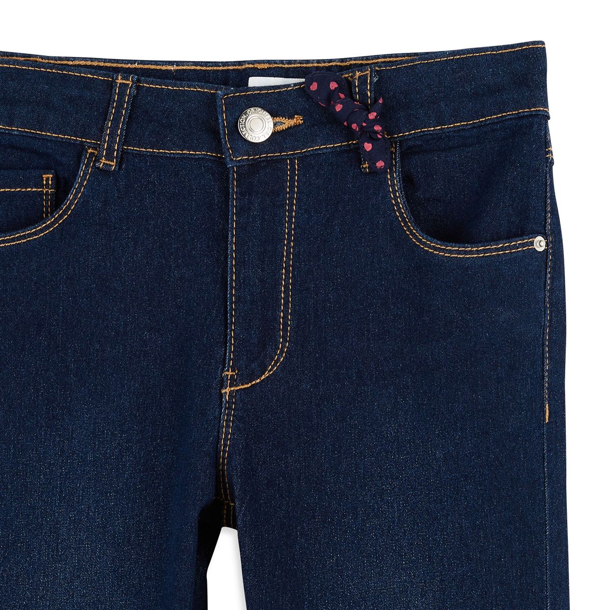 INEXTENSO Pantalon denim bleu fille 