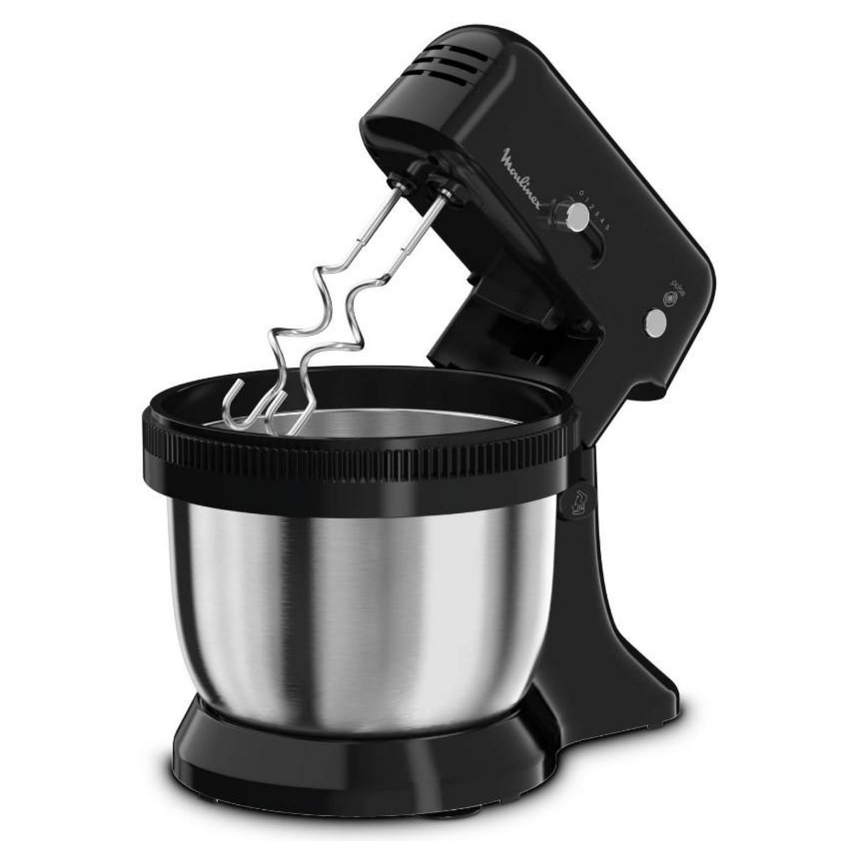 MOULINEX Robot pâtissier 4l 300w noir - qa110810
