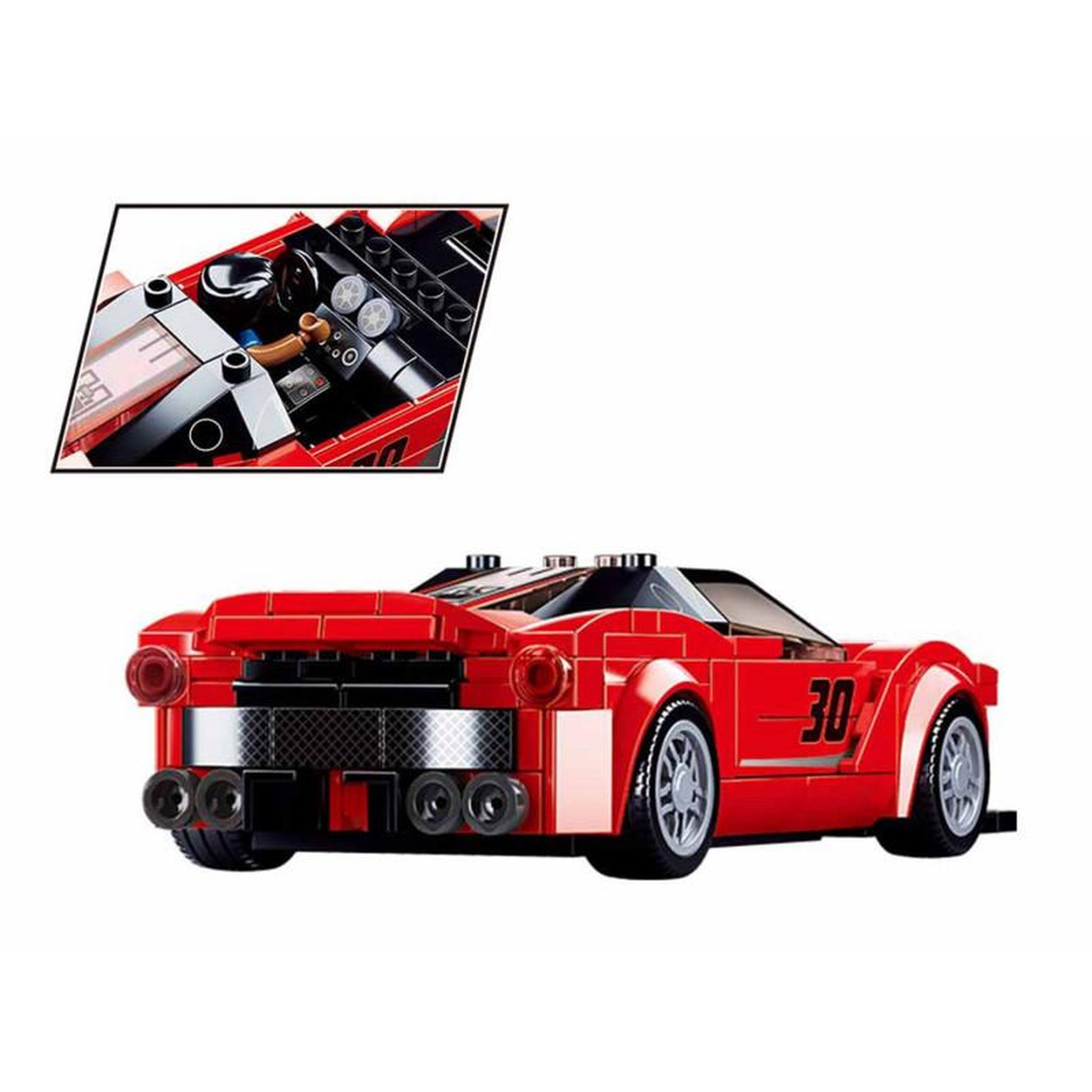 Voir la diapositive 3 : Sluban Sluban Italian Supercar Red M38-B0955