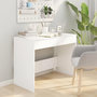 Voir la diapositive 3 : VIDAXL Bureau Blanc 101x50x76,5 cm Agglomere
