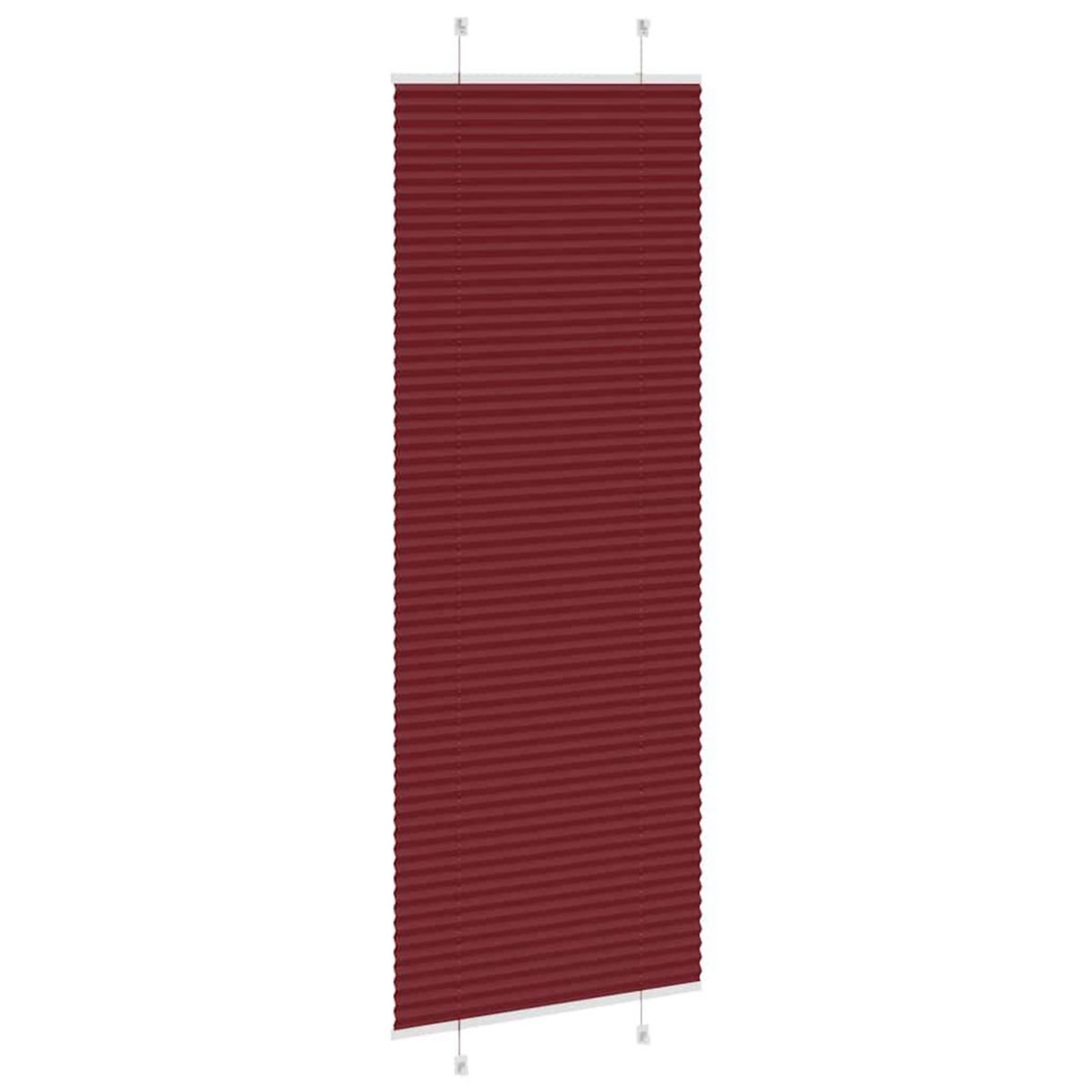 VIDAXL Store plisse rouge bordeaux 70x200 cm largeur du tissu 69,4 cm