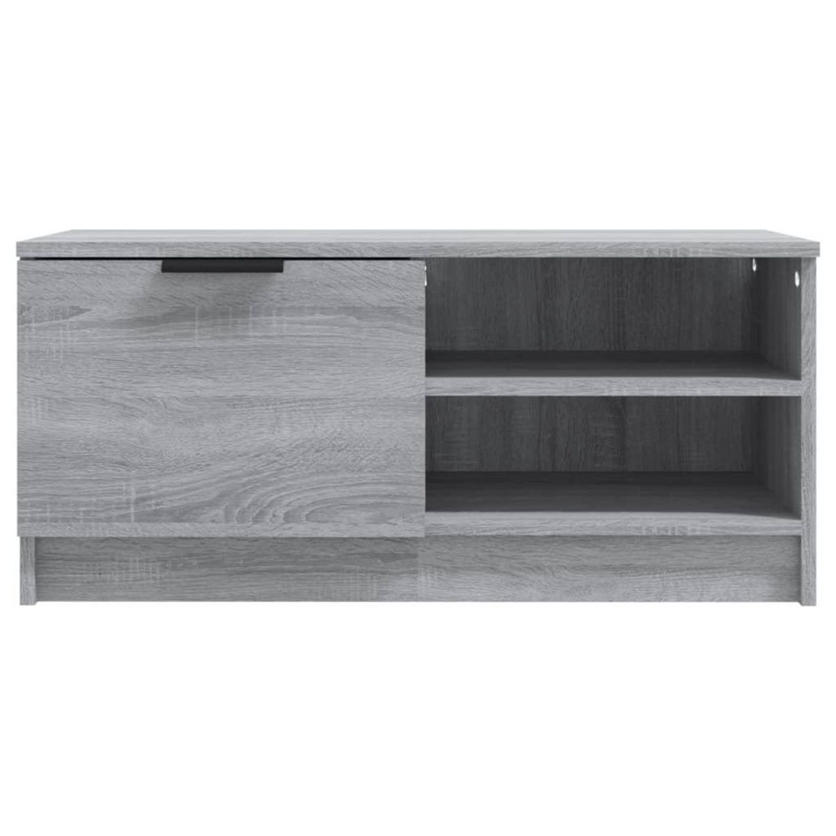 VIDAXL Meuble TV Sonoma gris 80x35x36,5 cm Bois d'ingenierie