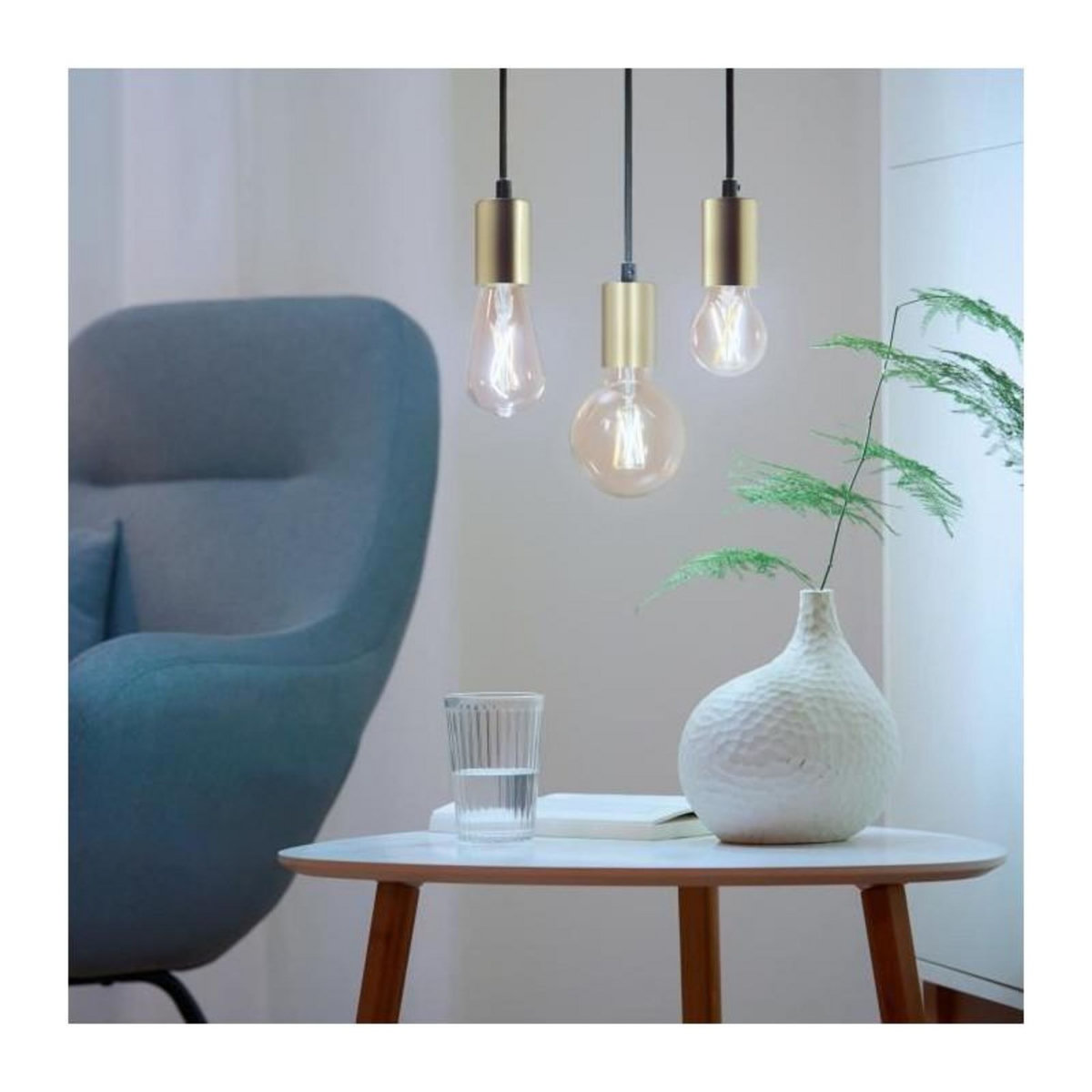 WIZ Kit de demarrage WiZ 2 ampoules connectees Edison Blanc variable E27 50W + Telecommande nomade variateur de lumiere