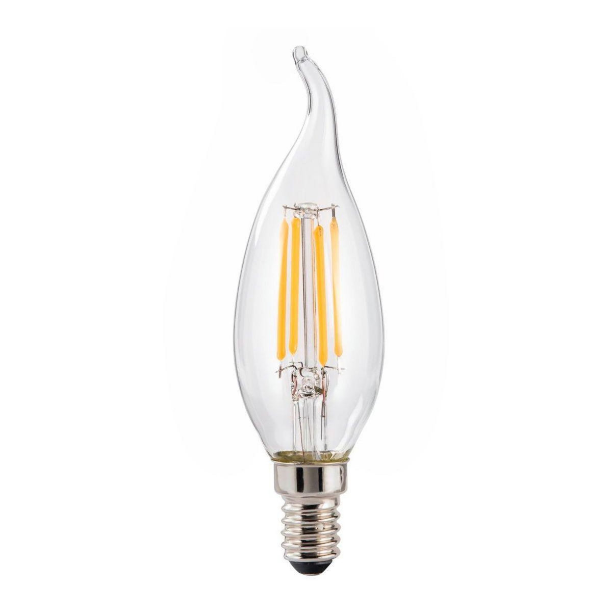 XAVAX Ampoule LED connectée LED E14 4W Flamme
