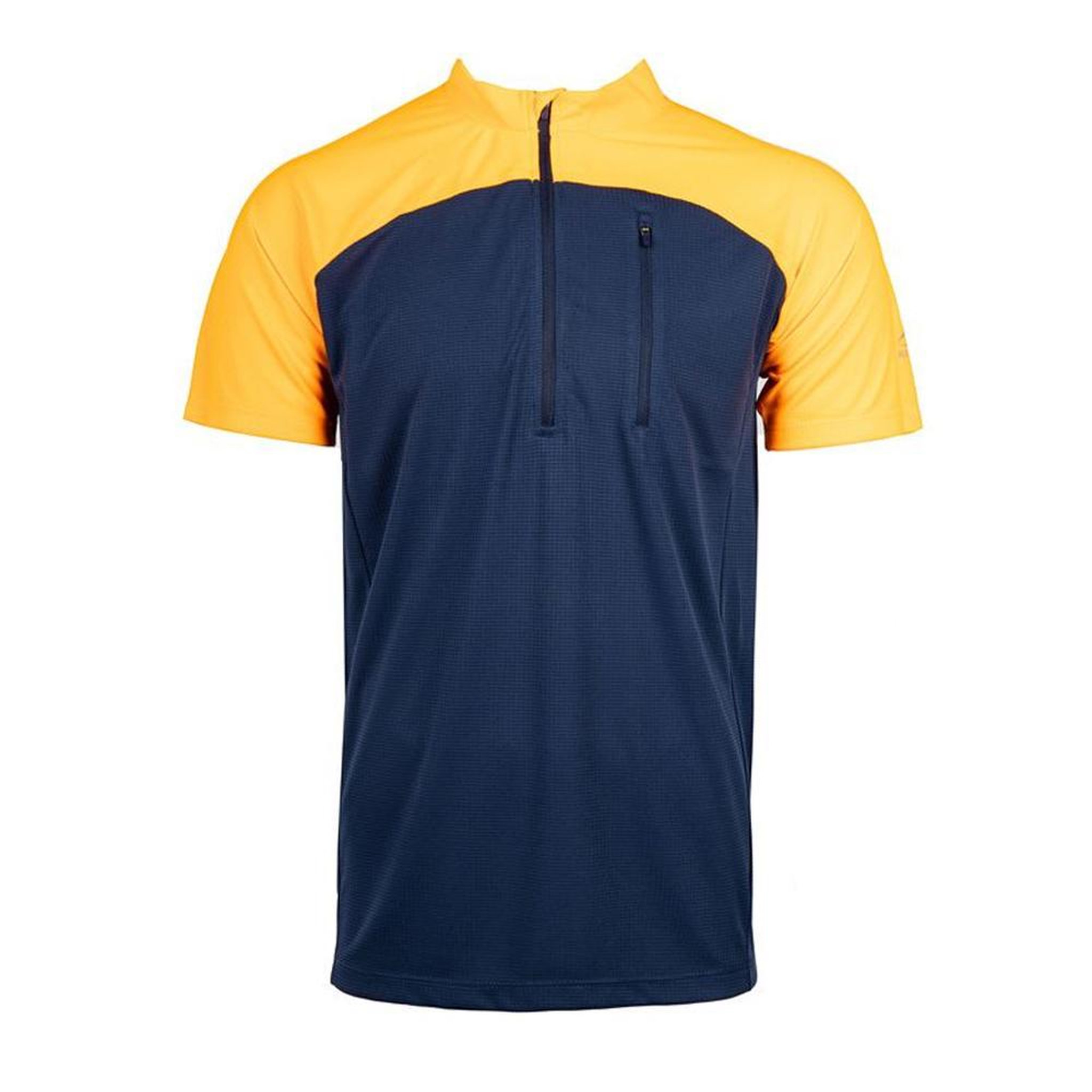 Best Mountain T Shirt Bleu/Orange Homme Best Mountain RANDO 100. Coloris disponibles : Bleu