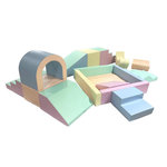 IGLU Grand ensemble blocs en mousse pastels clairs