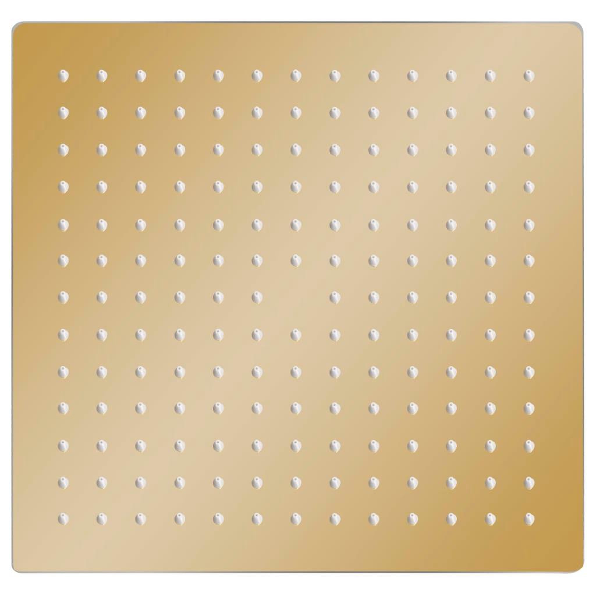 Voir la diapositive 2 : VIDAXL Pomme de douche pluie Acier inoxydable 25x25 cm Carree Dore
