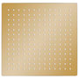 Voir la diapositive 2 : VIDAXL Pomme de douche pluie Acier inoxydable 25x25 cm Carree Dore