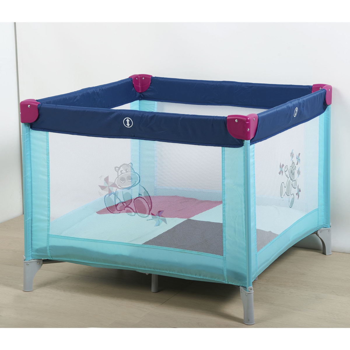 AUCHAN BABY Parcs parapluie Yago - Aqua