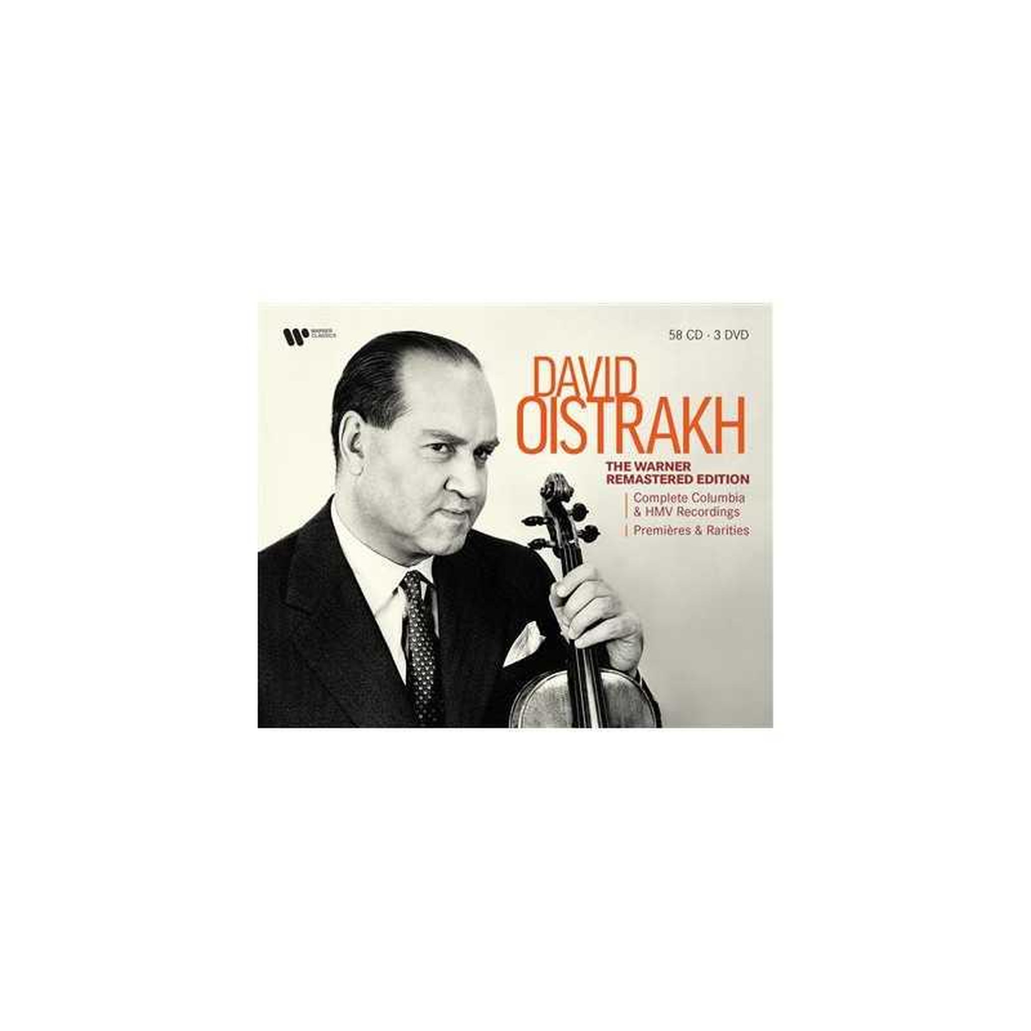 Coffret 58 cd remastérisés + 3 dvd david oistrakh, enregistrements complets