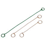 OUTIFRANCE Boite de 1000 liens métalliques à boucles 180 mm