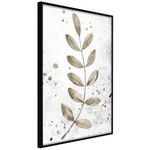 Paris Prix Affiche Murale Encadrée  Dried Twig. Coloris disponibles : Jaune, Noir