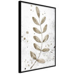 Paris Prix Affiche Murale Encadrée  Dried Twig. Coloris disponibles : Noir, Jaune