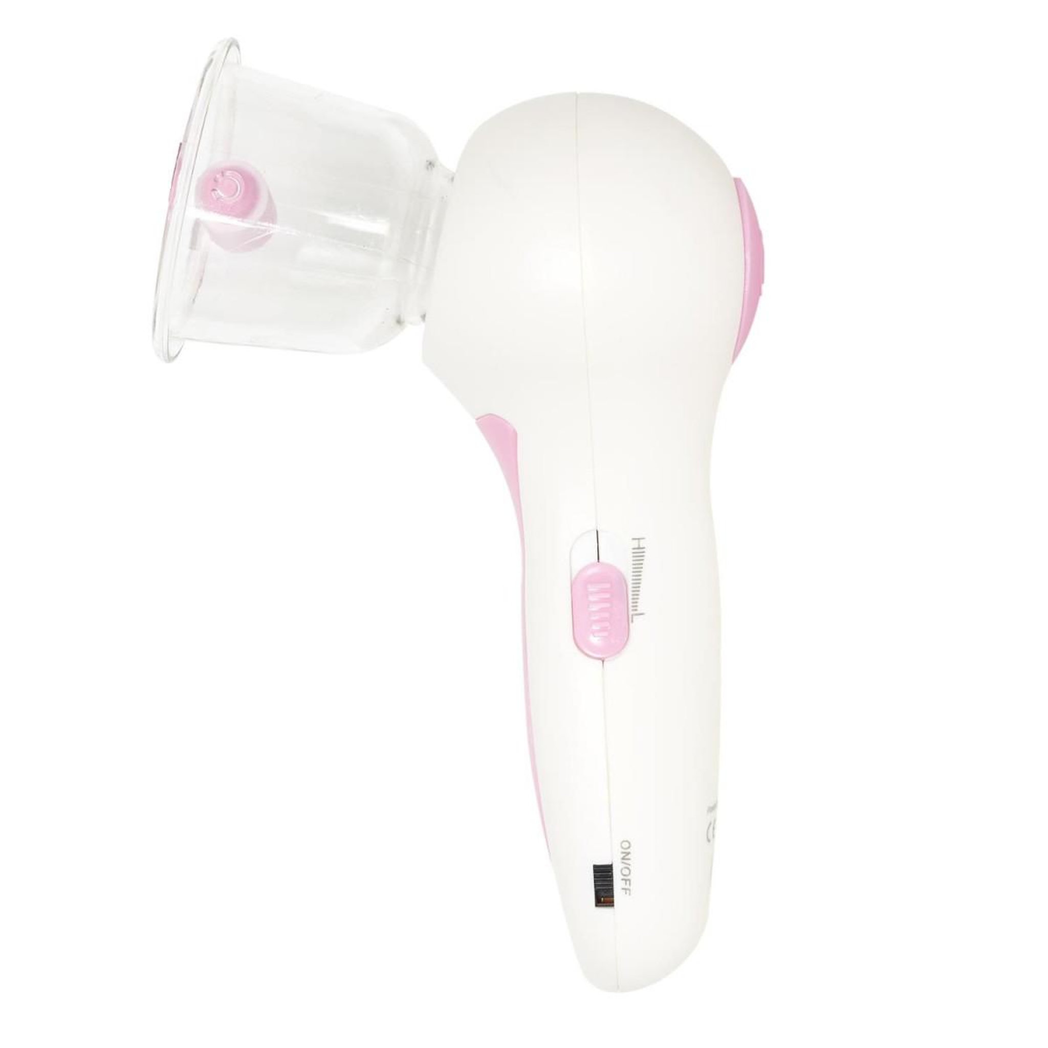 Voir la diapositive 6 : Cosmetic Club Ventouse aspirante  palper-rouler  23cm blanc & rose