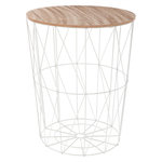 ATMOSPHERA Table à café filaire Kumi - Diam. 47 cm. Coloris disponibles : Noir