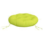 Voir la diapositive 4 : VIDAXL Coussin rond vert vif Ø 60 x11 cm tissu oxford