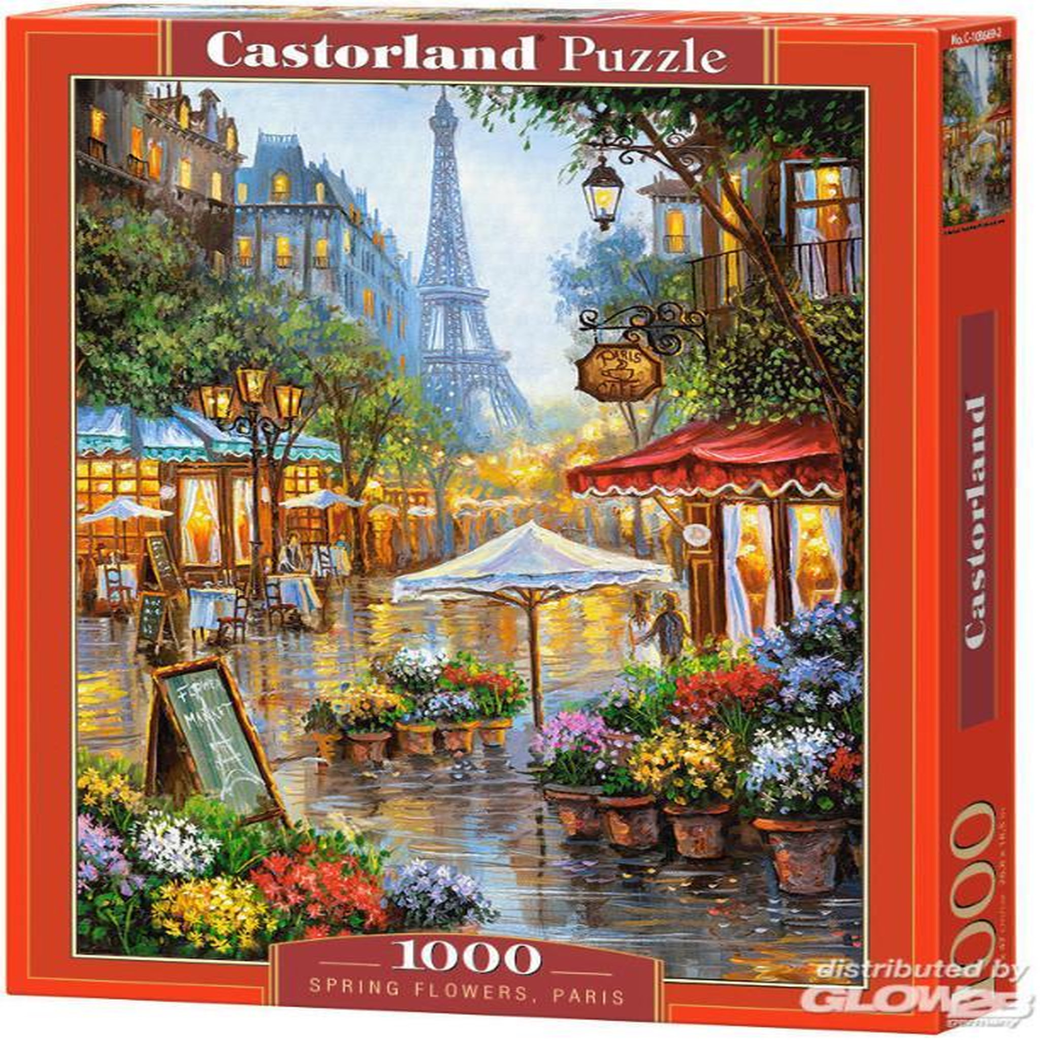 Voir la diapositive 3 : Castorland Puzzle 1000 pièces : Marché aux fleurs à Paris
