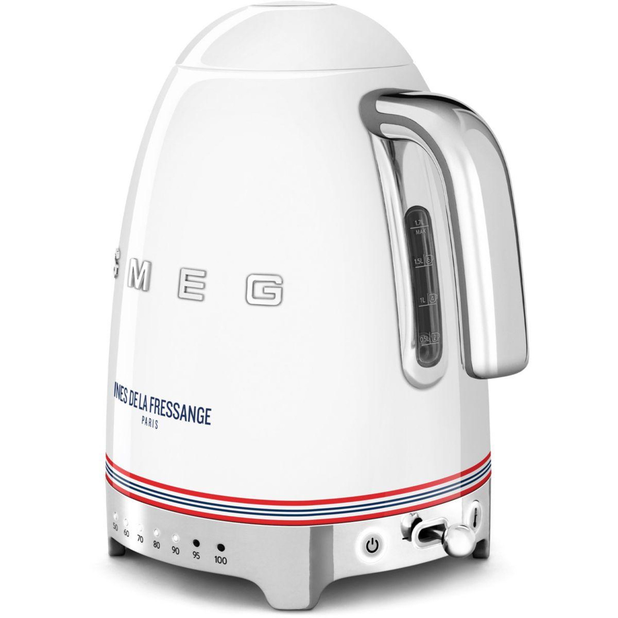 Voir la diapositive 3 : SMEG Bouilloire INES DE LA FRESSANGE KLF04IDFEU