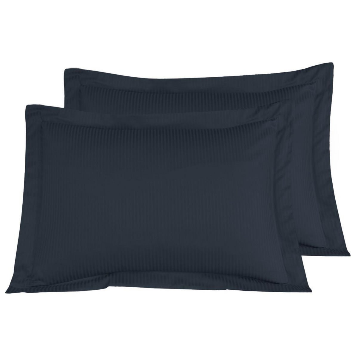 Sensei Maison Parure housse de couette rayée satin + 2 taies 50x70 cm VERSALUXE