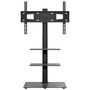 Voir la diapositive 3 : VIDAXL Meuble TV d angle 3 niveaux pour 32 65 pouces noir